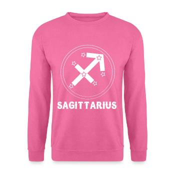 Signe du zodiaque Sagittaire - Sweat-shirt Unisexe - rose - Devant