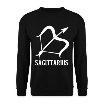 Tireurs Signes du zodiaque - Sweat-shirt Unisexe - noir - Devant - Alina (178cm) & Michal (187cm)