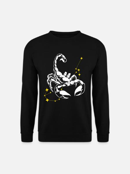Skorpion Sternzeichen - Unisex Pullover - Schwarz