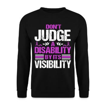 Epilepsie - Unisex Pullover - Schwarz - Vorne - Alina (178cm) & Michal (187cm)