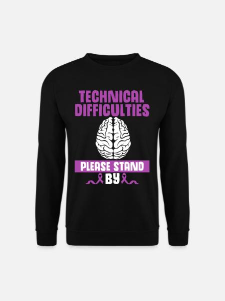 Épilepsie - Sweat-shirt Unisexe - noir