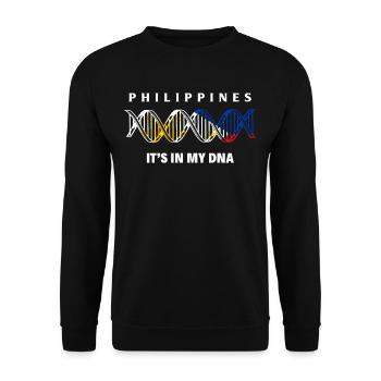 Philippines - Sweat-shirt Unisexe - noir - Devant - Alina (178cm) & Michal (187cm)