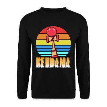 Kendama - Unisex Pullover - Schwarz - Vorne - Alina (178cm) & Michal (187cm)