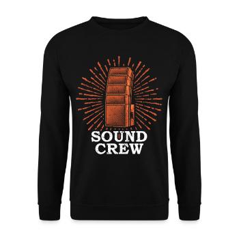 SOUND CREW Techniciens de l’événement - Sweat-shirt Unisexe - noir - Devant - Alina (178cm) & Michal (187cm)