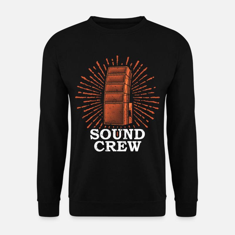 SOUND CREW Tontechniker Veranstaltungstechniker - Unisex Pullover - Schwarz