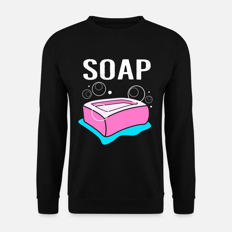 Seife - Unisex Pullover - Schwarz