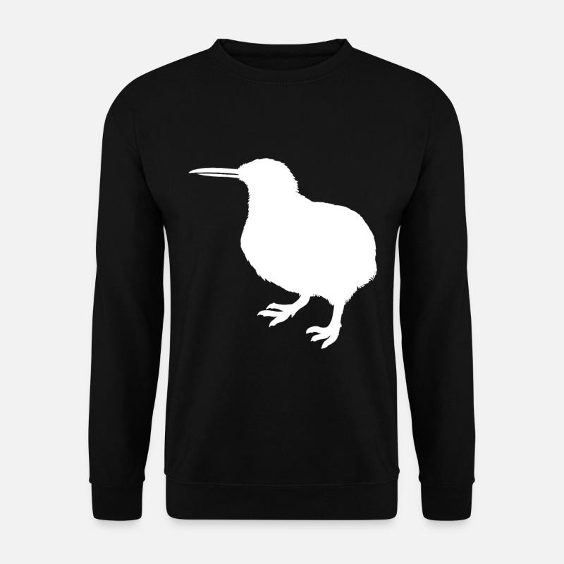 kiwi-vogel Kiwi Vogel - Unisex Pullover - Schwarz
