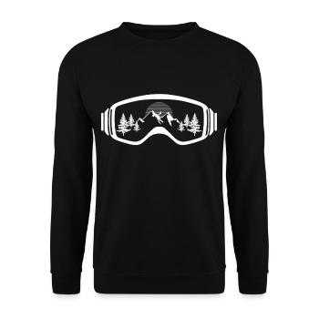 Touring Ski Skibrille Berge - Unisex Pullover - Schwarz - Vorne - Alina (178cm) & Michal (187cm)