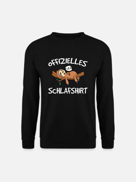 Faultier Mein Offizielles Schlaf Schlafen Faultier - Unisex Pullover - Schwarz