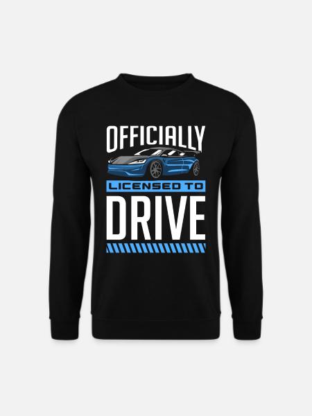 Jungs Führerschein Geschenkidee Autofahrer - Unisex Pullover - Schwarz