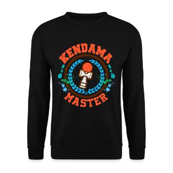 Kendama-Meister - Unisex Pullover - Schwarz - Vorne - Alina (178cm) & Michal (187cm)