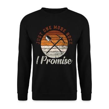Roches Géoscientifiques - Sweat-shirt Unisexe - noir - Devant - Alina (178cm) & Michal (187cm)
