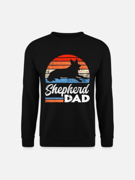 German Shepherd Dad German Shepherd - Unisex Sweatshirt - black