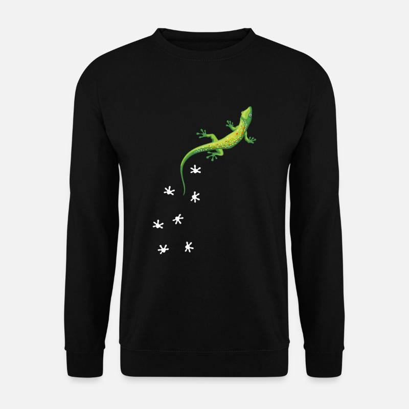 Gecko lizard reptiles Terraristics - Unisex Sweatshirt - black