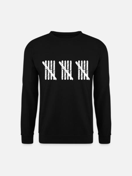 STRICHLISTE 15 Geburtstag Jungen 15 Jahre - Unisex Pullover - Schwarz