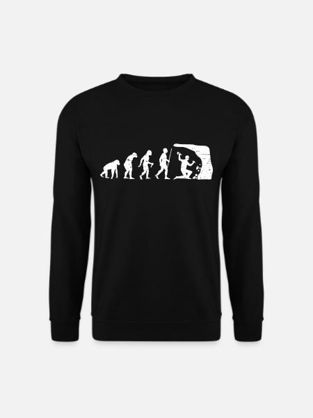 Evolution Geologist Geologist Miner - Unisex Sweatshirt - black