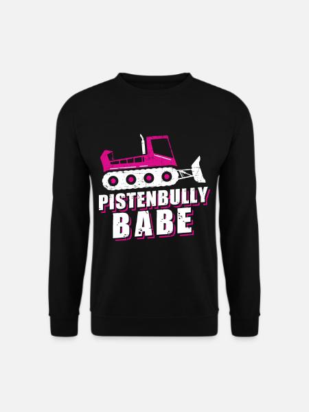 Pistenraupe Pistenfahrzeug Pisten Bully Babe - Unisex Pullover - Schwarz