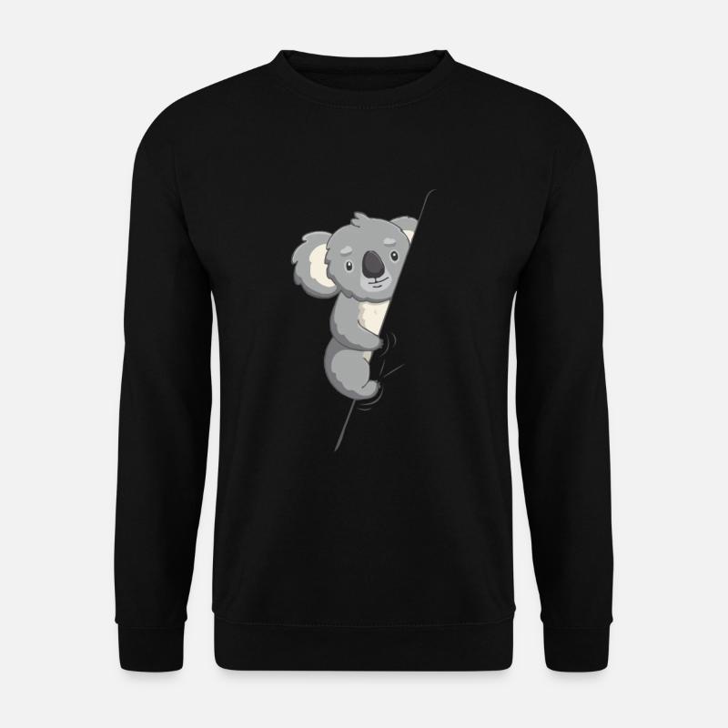 Koala Bär Australien Beuteltier Koala - Unisex Pullover - Schwarz