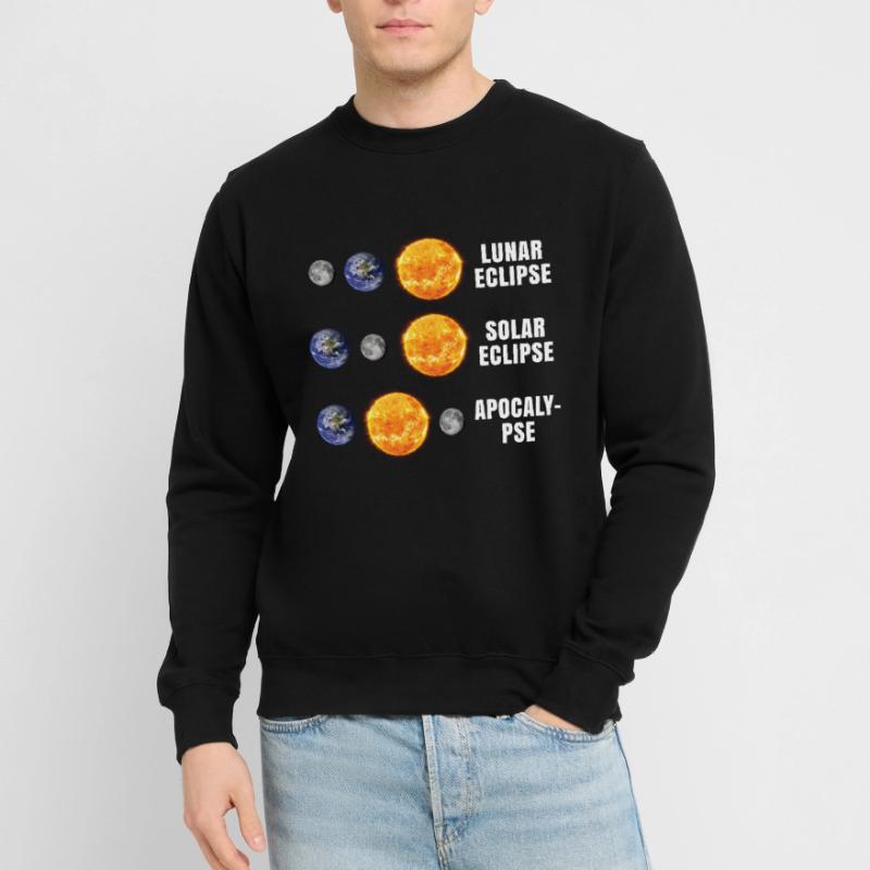 Lunar Eclipse Solar Eclipse Apocalypse Unisex Sweatshirt