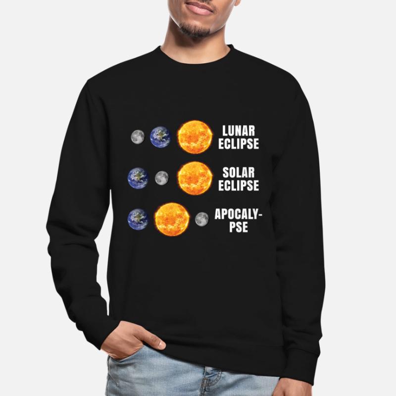 Lunar Eclipse Solar Eclipse Apocalypse Unisex Sweatshirt