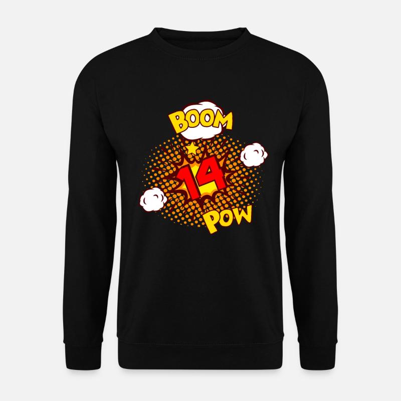 BD ANNIVERSAIRE 14 ans garçon 14 ans - Sweat-shirt Unisexe - noir