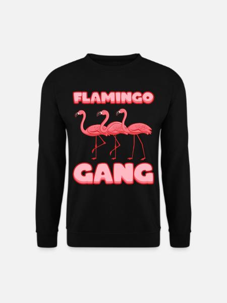 Flamingo Gang Malle Party Reisegruppe Damen - Unisex Pullover - Schwarz