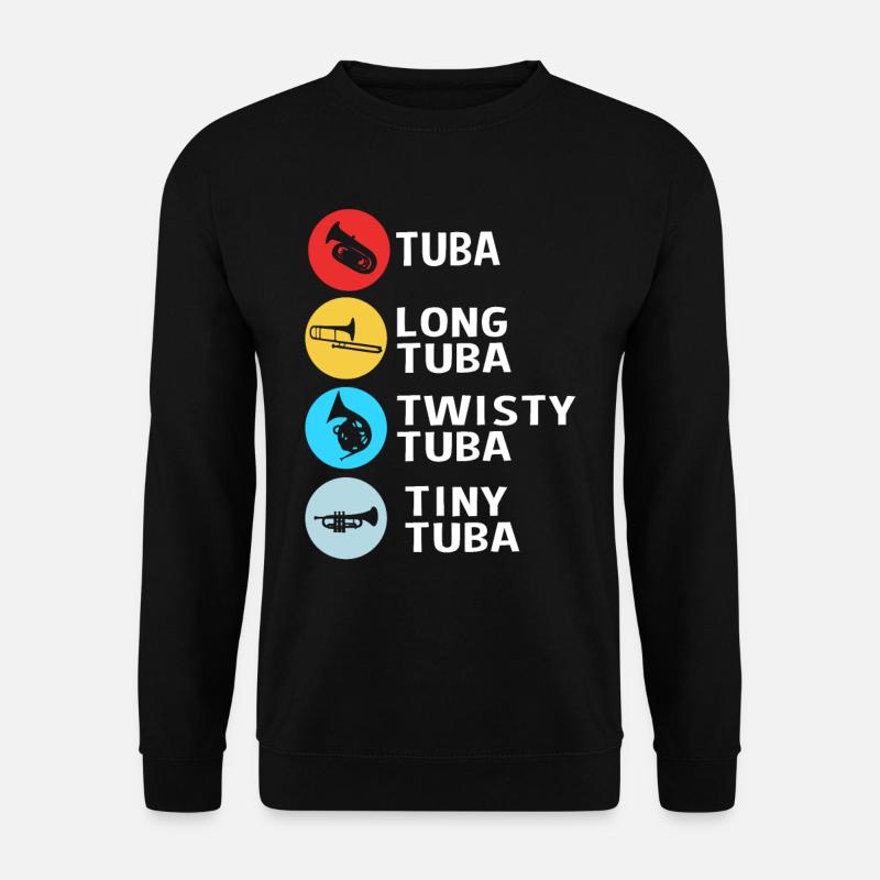 Tuba Brass Instruments - Unisex Sweatshirt - black
