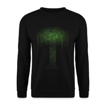 Binärer Baum Codierung Computer Programmierer - Unisex Pullover - Schwarz - Vorne - Alina (178cm) & Michal (187cm)
