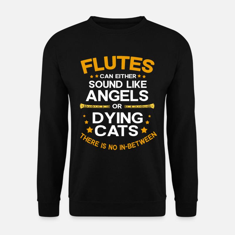 Flûte - Sweat-shirt Unisexe - noir