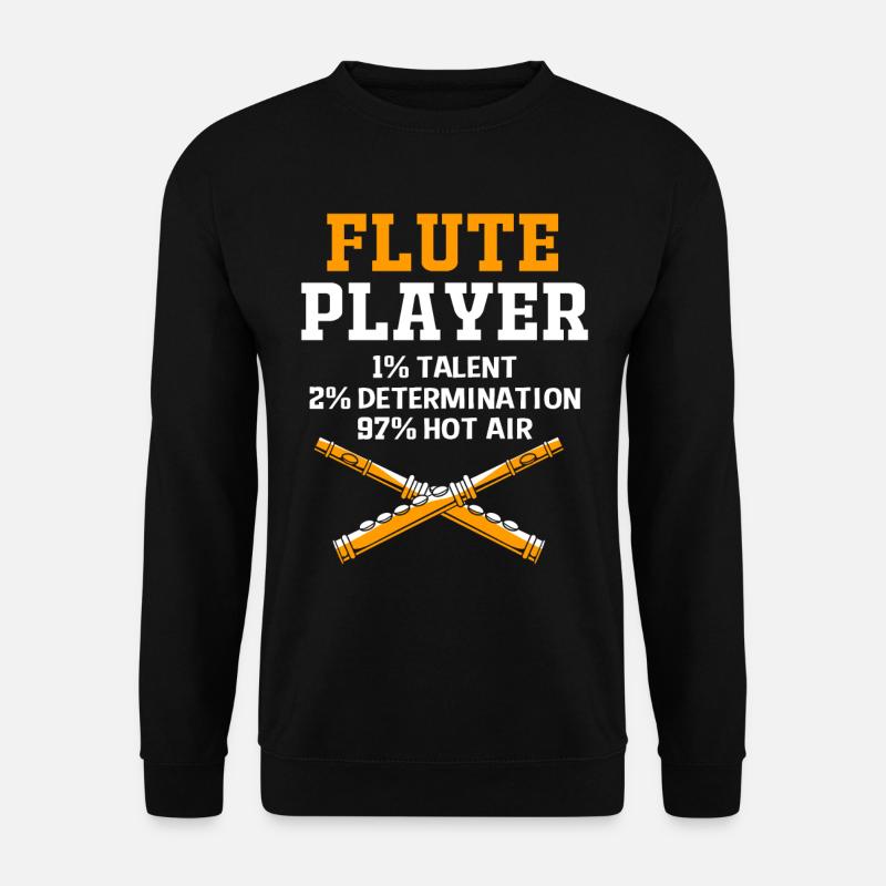Flute - Unisex Sweatshirt - black