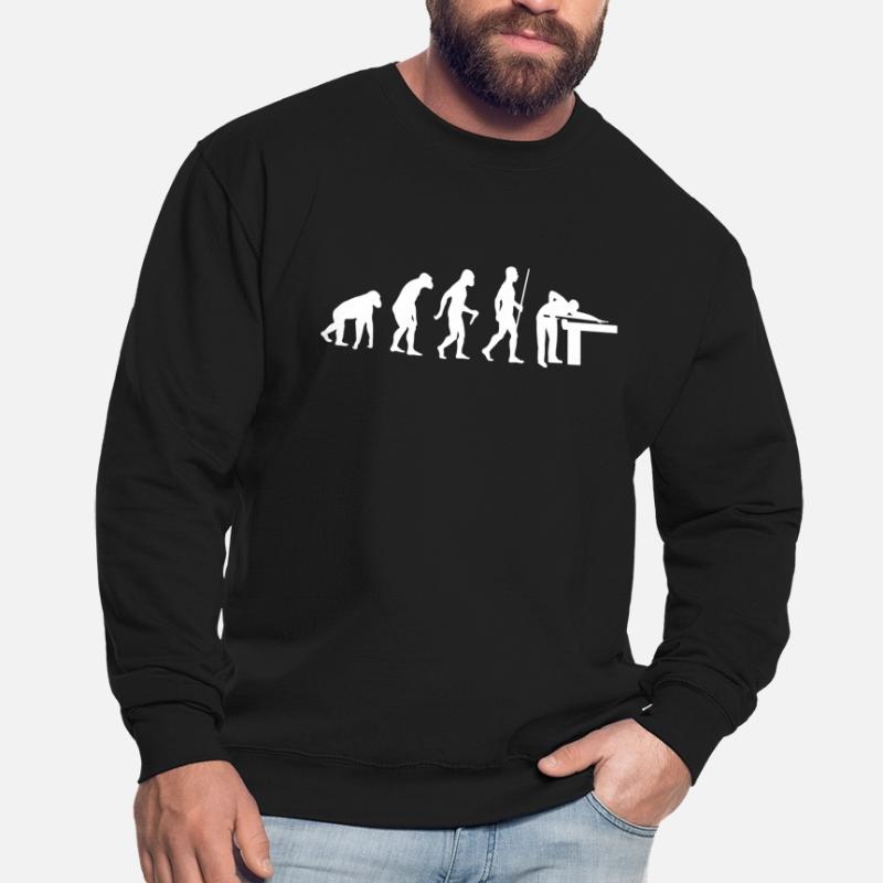 Billiard Evolution Billiards Player Unisex Sweatshirt