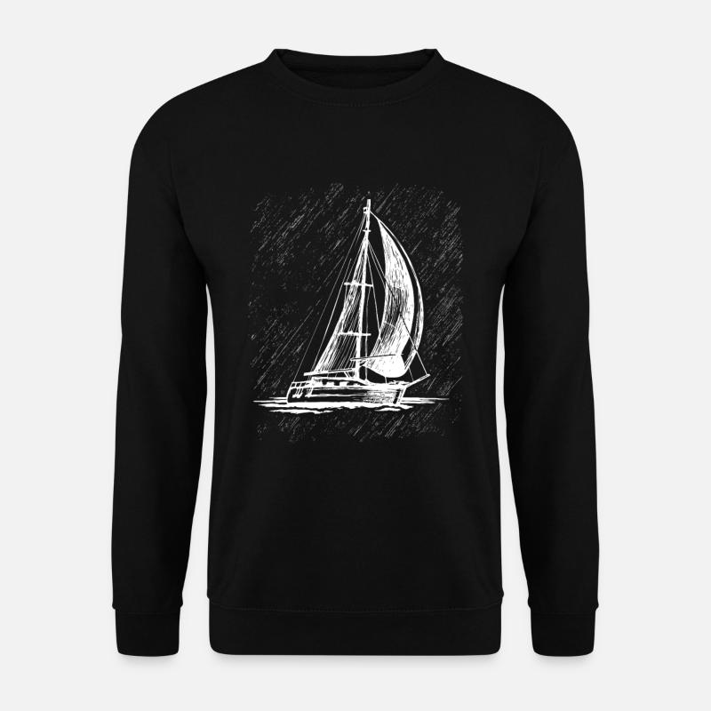 Sailboat - Unisex Sweatshirt - black