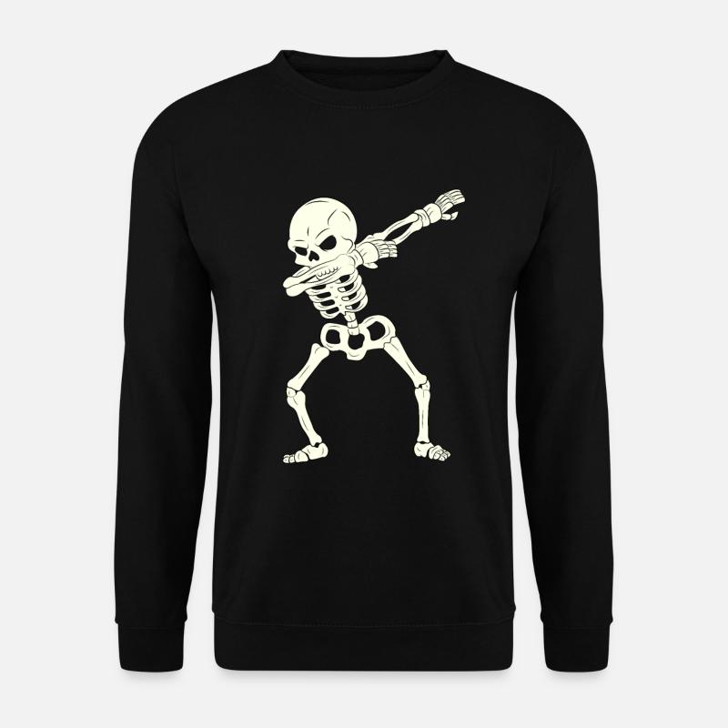 Squelette de dabbing Halloween 2021 Enfants Rapide - Sweat-shirt Unisexe - noir