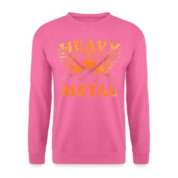 Heavy Metal - Sweat-shirt Unisexe - rose - Devant
