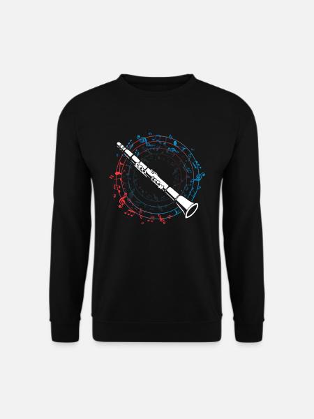 Clarinet Musical Note ClarinetIst Musician - Unisex Sweatshirt - black