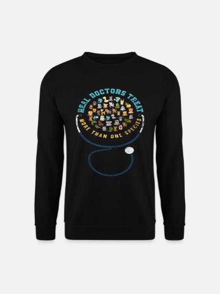 Veterinarian Animals - Unisex Sweatshirt - black
