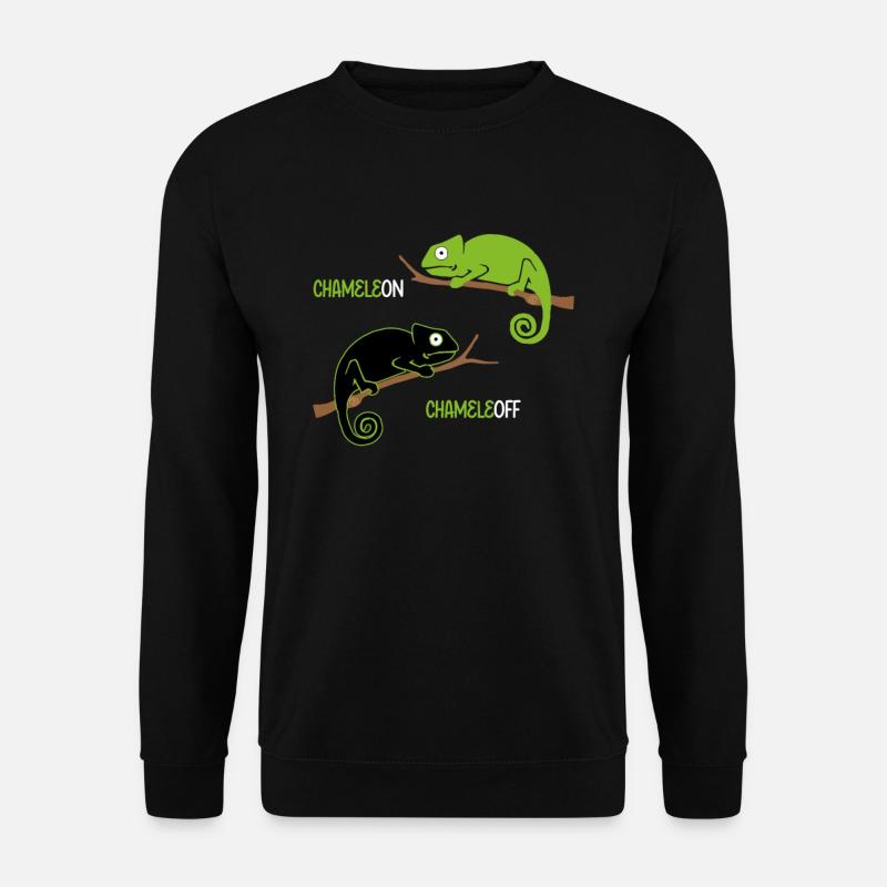 Chameleon Chameleoff - Unisex Pullover - Schwarz