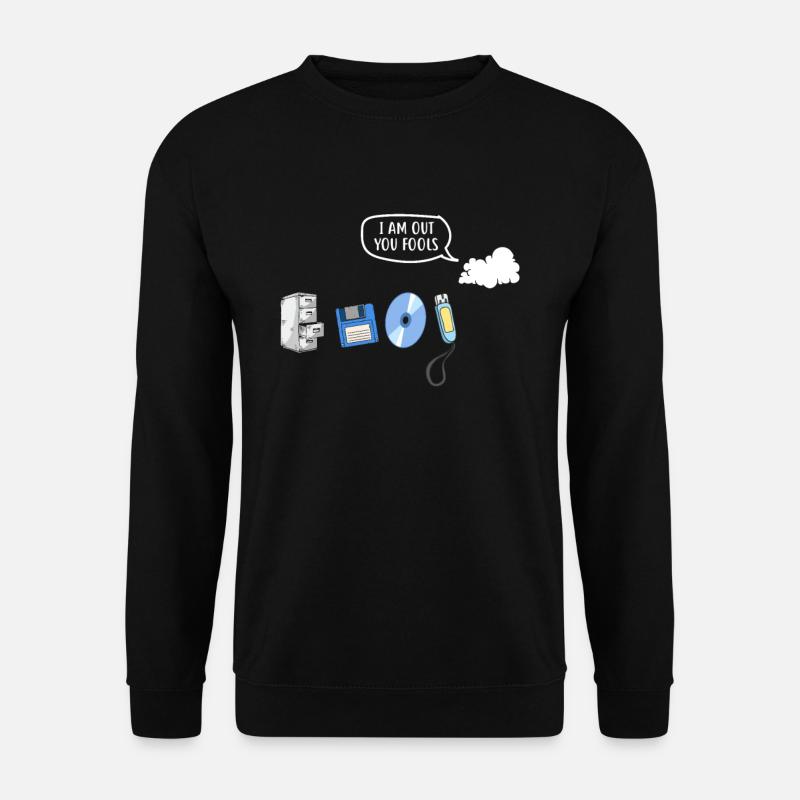 Je suis sorti de l’évolution du stockage de données de leurs imbéciles - Sweat-shirt Unisexe - noir
