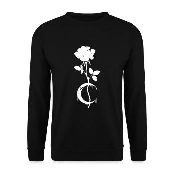 Lune d’occulte Rose Gothic - Sweat-shirt Unisexe - noir - Devant - Alina (178cm) & Michal (187cm)