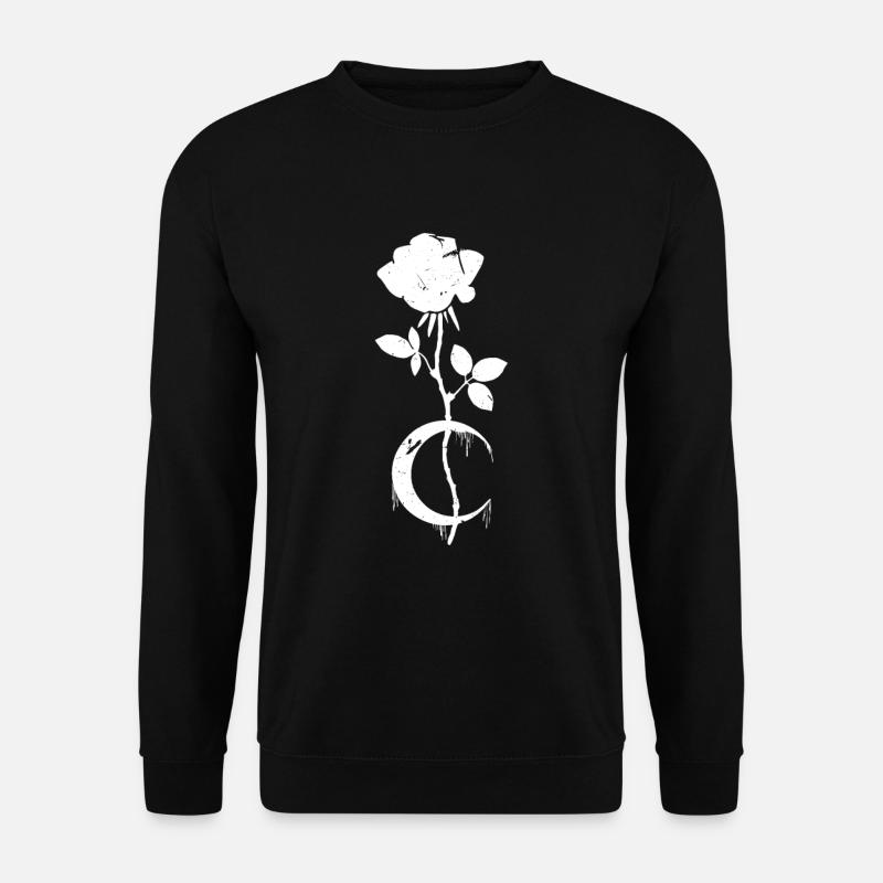 Lune d’occulte Rose Gothic - Sweat-shirt Unisexe - noir
