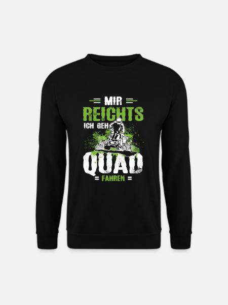 Mir Reichts Ich Geh Quad Fahren Quadfahrer ATV - Unisex Pullover - Schwarz