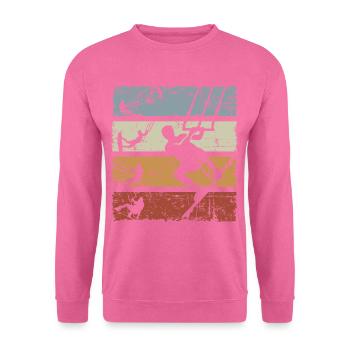 Vintage Kiteboarding - Unisex Pullover - Pink - Vorne