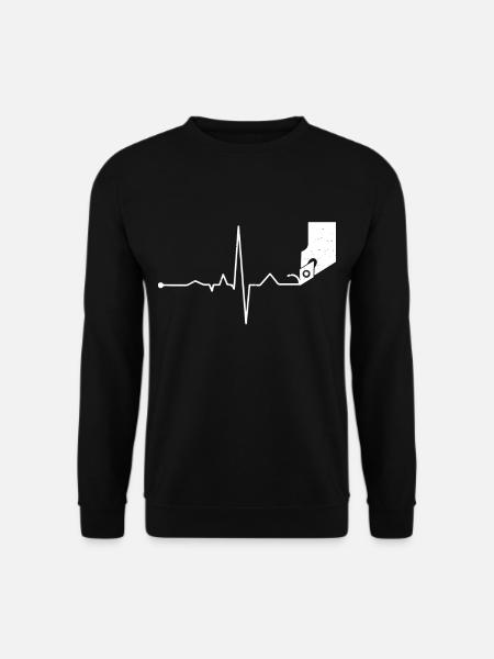 CNC Heartbeat - Unisex Pullover - Schwarz