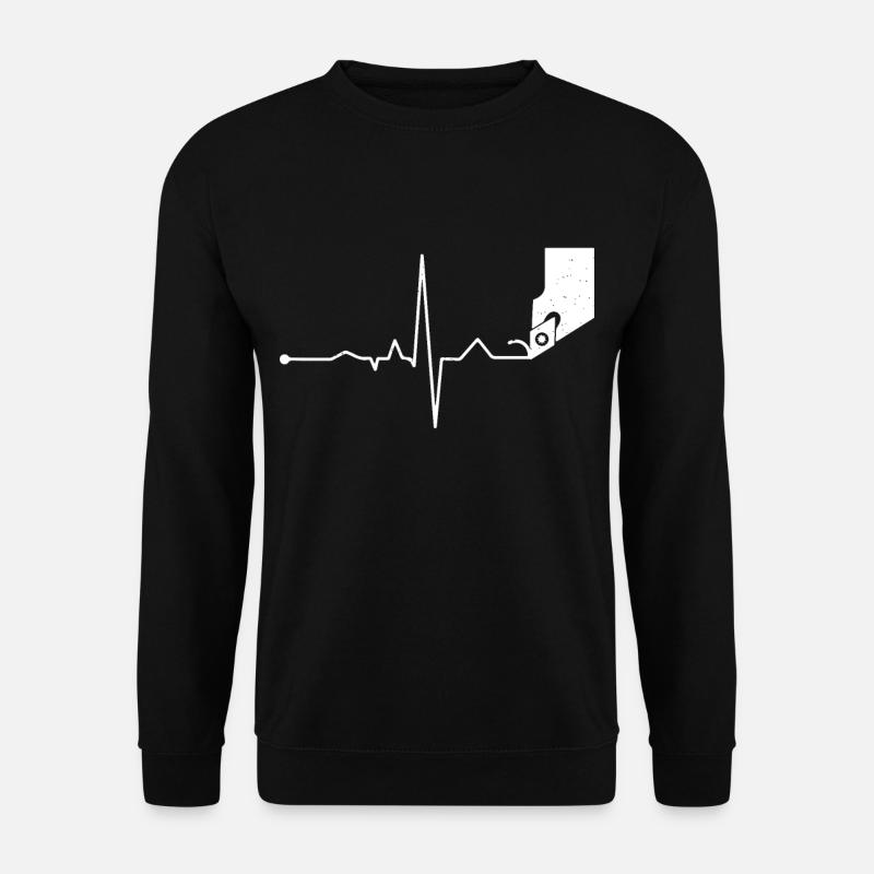 CNC Heartbeat - Unisex Sweatshirt - black