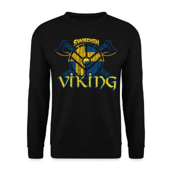 Viking suédois - Sweat-shirt Unisexe - noir - Devant - Alina (178cm) & Michal (187cm)