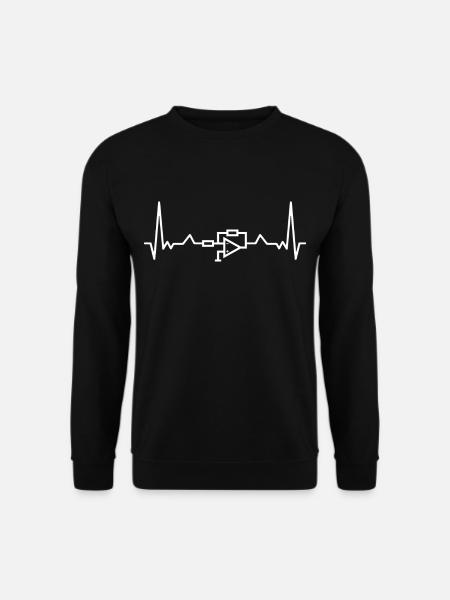 Heatbeat Electricity - Sweat-shirt Unisexe - noir