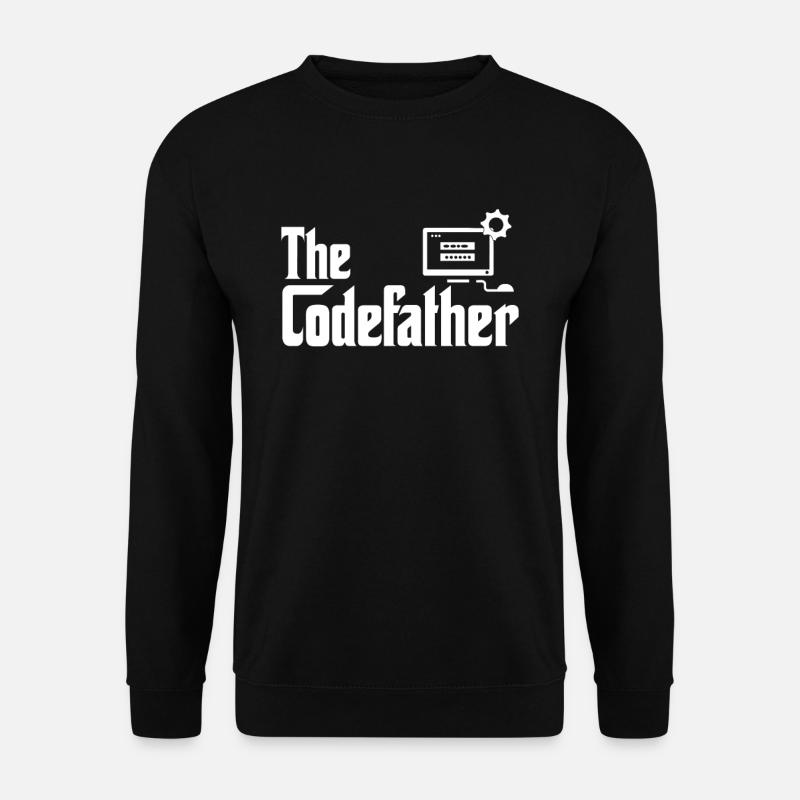 L’ordinateur codeur codeur développeur Codefather - Sweat-shirt Unisexe - noir