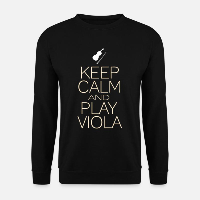 Keep Calm Play Viola - Unisex Sweatshirt - black