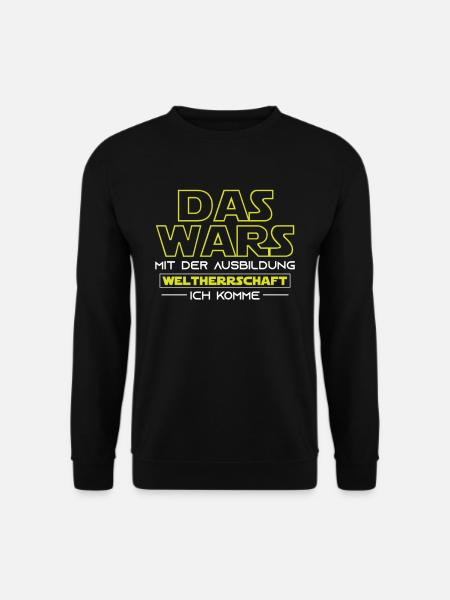 Das Wars Mit Der Ausbildung Prüfung Bestanden - Unisex Pullover - Schwarz