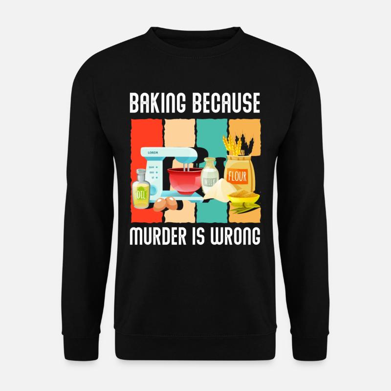 Bäcker - Unisex Pullover - Schwarz